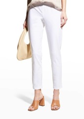 Eileen Fisher Plus Size Washable Stretch-Crepe Slim Ankle Pants