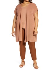 Plus Size Women's Eileen Fisher Organic Linen & Cotton Vest