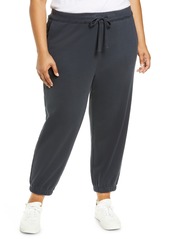 Eileen Fisher Slouchy Organic Cotton Ankle Joggers in Ocean at Nordstrom
