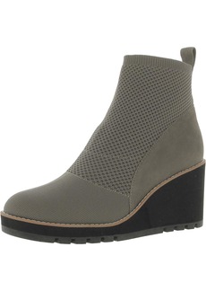 Eileen Fisher QUILL-ST Womens Leather Pull On Ankle Boots