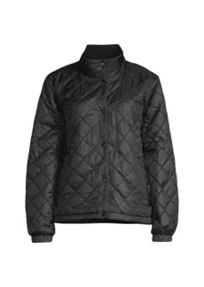 Eileen Fisher Reversible Quilted Shell & Sherpa Jacket