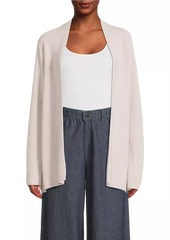 Eileen Fisher Rib-Knit Cotton Cardigan