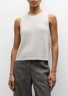 Eileen Fisher Ribbed Sleeveless Crewneck Top
