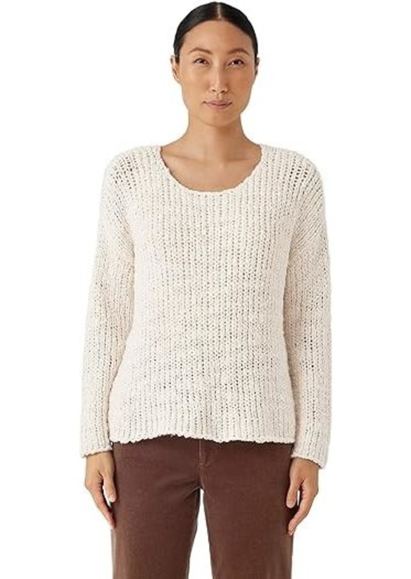 Eileen Fisher Round Neck Box Top