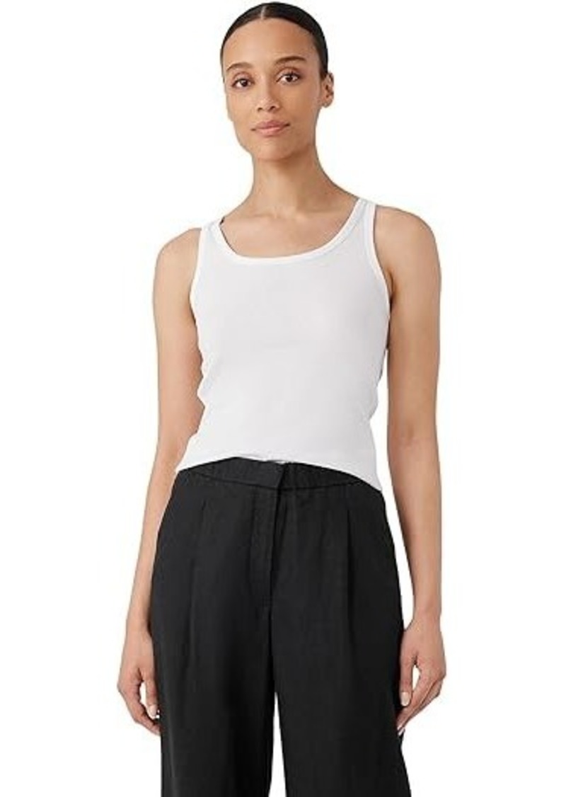 Eileen Fisher Scoop Neck Slim Tank