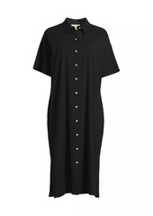 Eileen Fisher Short-Sleeve Cotton Shirtdress