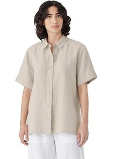 Eileen Fisher Short Sleeve Long Shirt