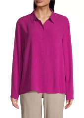 Eileen Fisher Silk Buttoned Shirt