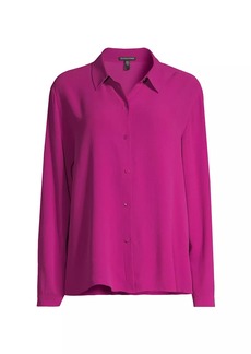 Eileen Fisher Silk Buttoned Shirt