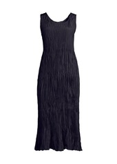 Eileen Fisher Silk Midi-Dress