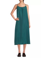 Eileen Fisher Silk Midi-Slipdress