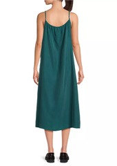 Eileen Fisher Silk Midi-Slipdress