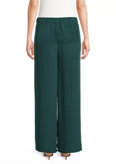 Eileen Fisher Silk Pleated Wide-Leg Pants