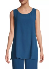 Eileen Fisher Silk Scoopneck Tank