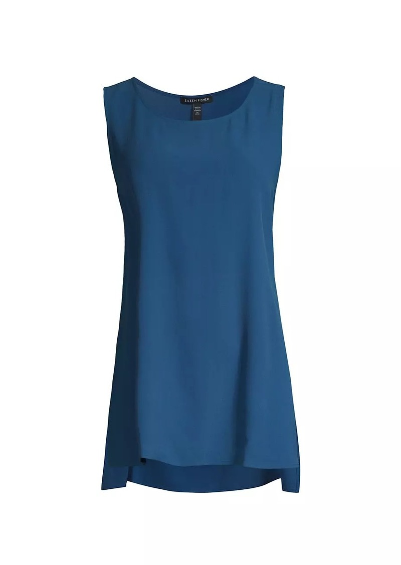 Eileen Fisher Silk Scoopneck Tank