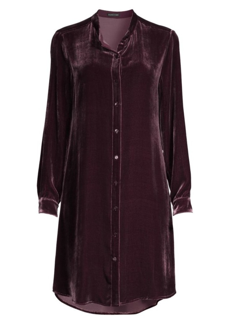 Eileen Fisher Eileen Fisher Semi-Sheer Velvet & Silk Top | Casual Shirts