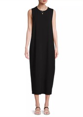 Eileen Fisher Sleeveless Jersey Midi-Dress