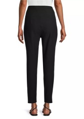 Eileen Fisher Stretch Crepe High-Waisted Pants