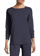 Eileen Fisher Stretch Jersey Sweatshirt Top 