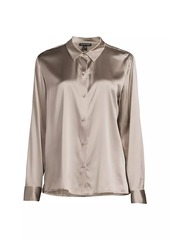 Eileen Fisher Stretch Silk Easy Shirt