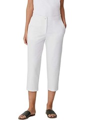 Eileen Fisher Tapered Capri Pants in Organic Cotton Ponte