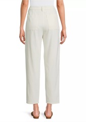 Eileen Fisher Tapered Cotton Ankle Pants