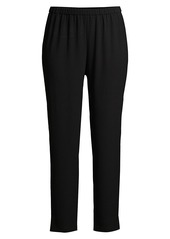 Eileen Fisher Tapered Silk Pants
