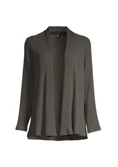 Eileen Fisher Textured Open-Front Jacket