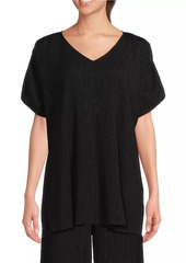 Eileen Fisher V-Neck Dolman-Sleeve Tunic