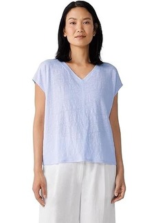 Eileen Fisher V-Neck Square Tee