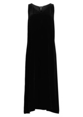 Eileen Fisher Velvet Maxi Shift Dress