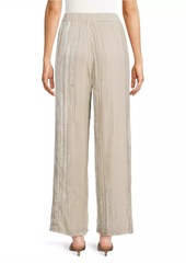 Eileen Fisher Velvet Wide-Leg Pants