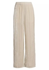 Eileen Fisher Velvet Wide-Leg Pants