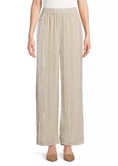 Eileen Fisher Velvet Wide-Leg Pants