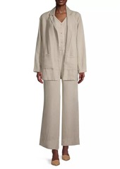 Eileen Fisher Wide-Leg Linen Pants
