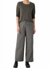 Eileen Fisher Wide Leg Pant In Grove