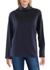 Eileen Fisher Womens Box Top Long Sleeve Funnel-Neck Sweater