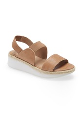 Eileen Fisher Dash Sandal in Honey Tumbled Leather at Nordstrom