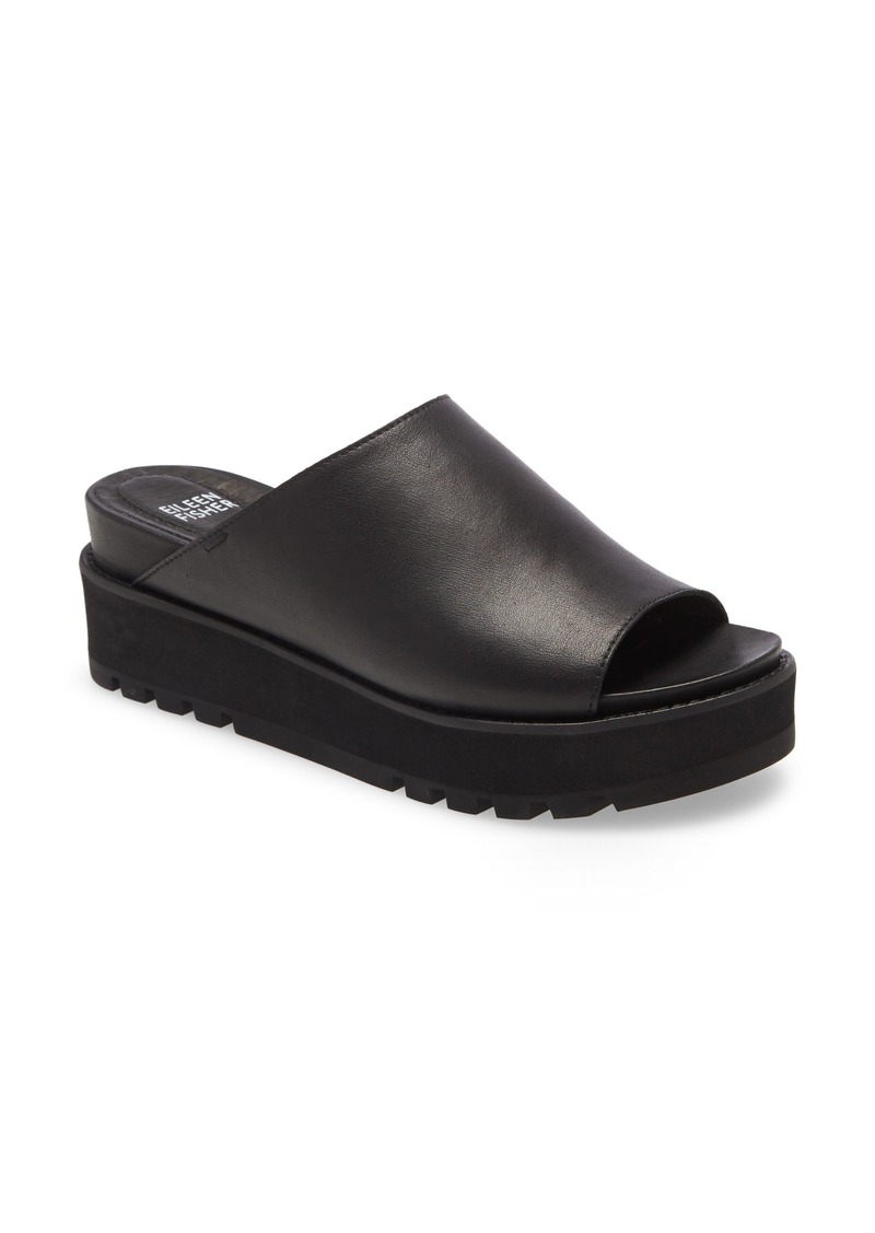 Women s Eileen Fisher Level Platform Slide Sandal 40 Off