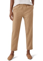 Eileen Fisher Wool Tapered Ankle Pants in Honey at Nordstrom