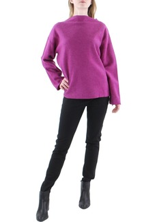 Eileen Fisher Womens Funnel Neck Boxy Pullover Sweater