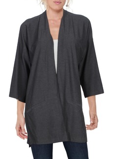 Eileen Fisher Womens Layering Open Front Jacket