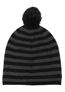 Eileen Fisher Womens Merino Wool Pom-Pom Beanie Hat