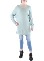 Eileen Fisher Womens Organic Cotton Crewneck Tunic Sweater