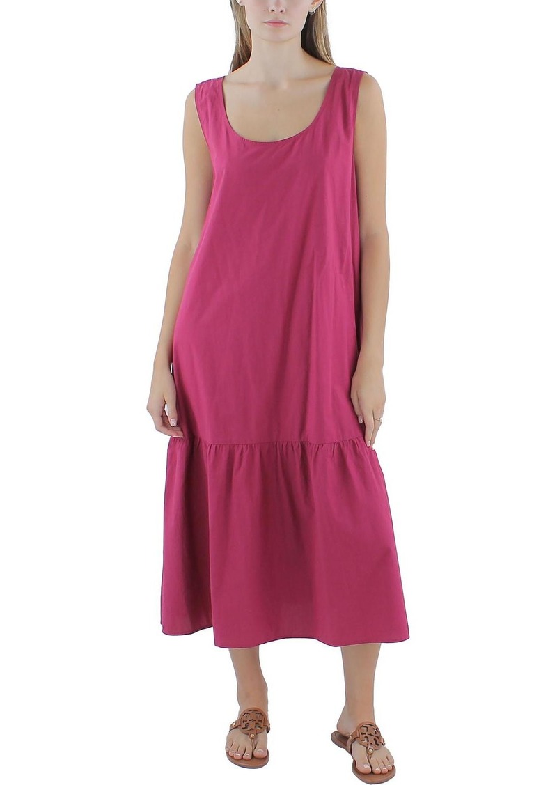 Eileen Fisher Womens Organic Cotton Maxi Dress