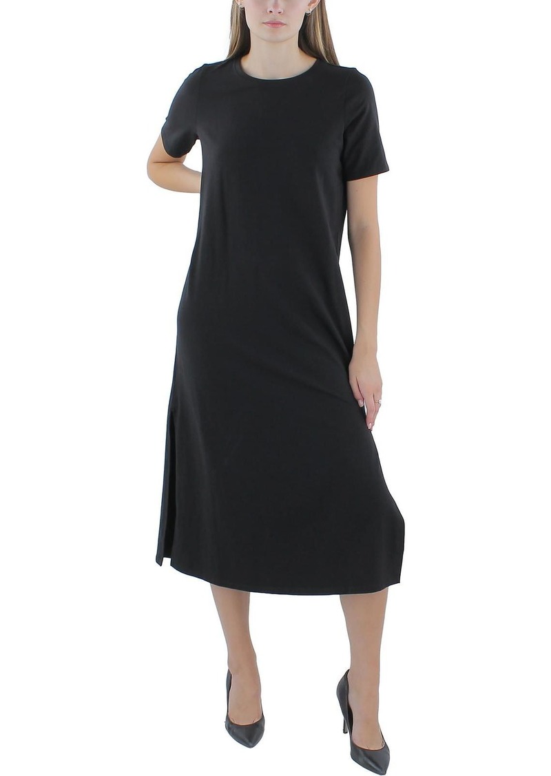 Eileen Fisher Womens Organic Cotton T-Shirt Dress