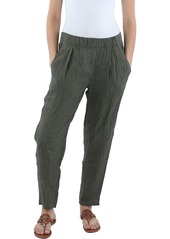 Eileen Fisher Womens Organic Linen Ankle Pants