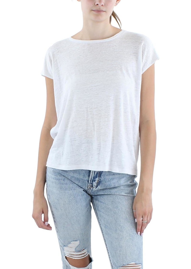 Eileen Fisher Womens Organic Linen Pullover Top