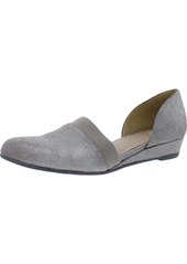 Eileen Fisher Womens Pointed Toe Leather Flats Shoes