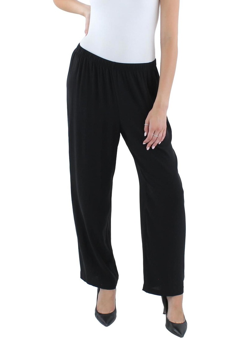 Eileen Fisher Womens Silk Wide Leg Pants